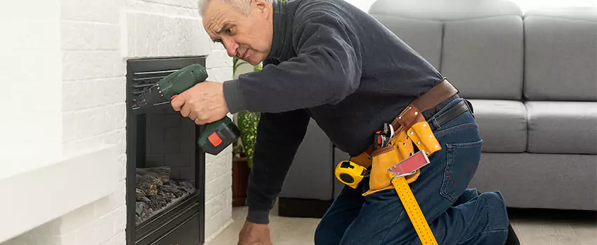 New Indoor Fireplace Installation in Hopatcong, New Jersey