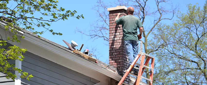 Vinyl and PVC Chimney Flashing Installation in Hopatcong, NJ