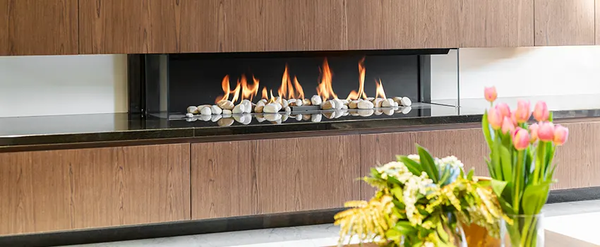Double-height Fireplace Design Refurbishment in Hopatcong, New Jersey