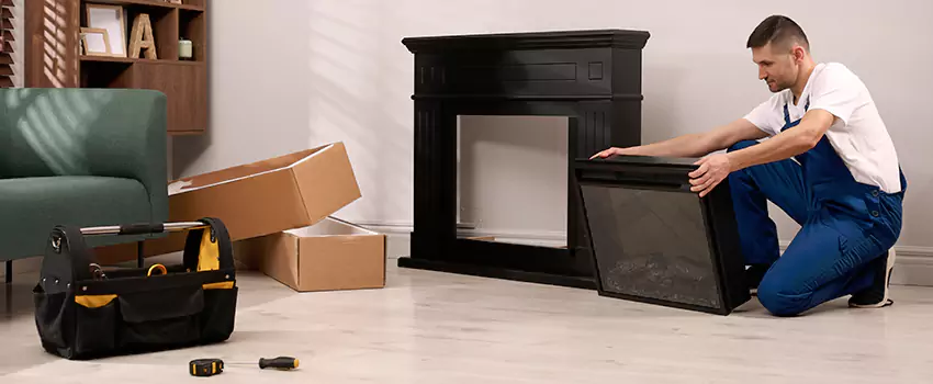 Old Rusted Metal Fireplace Repair And Replacement in Hopatcong, NJ