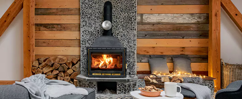 Thelin Hearth Products Direct Vent Gas Stove Fireplace Inspection in Hopatcong, New Jersey